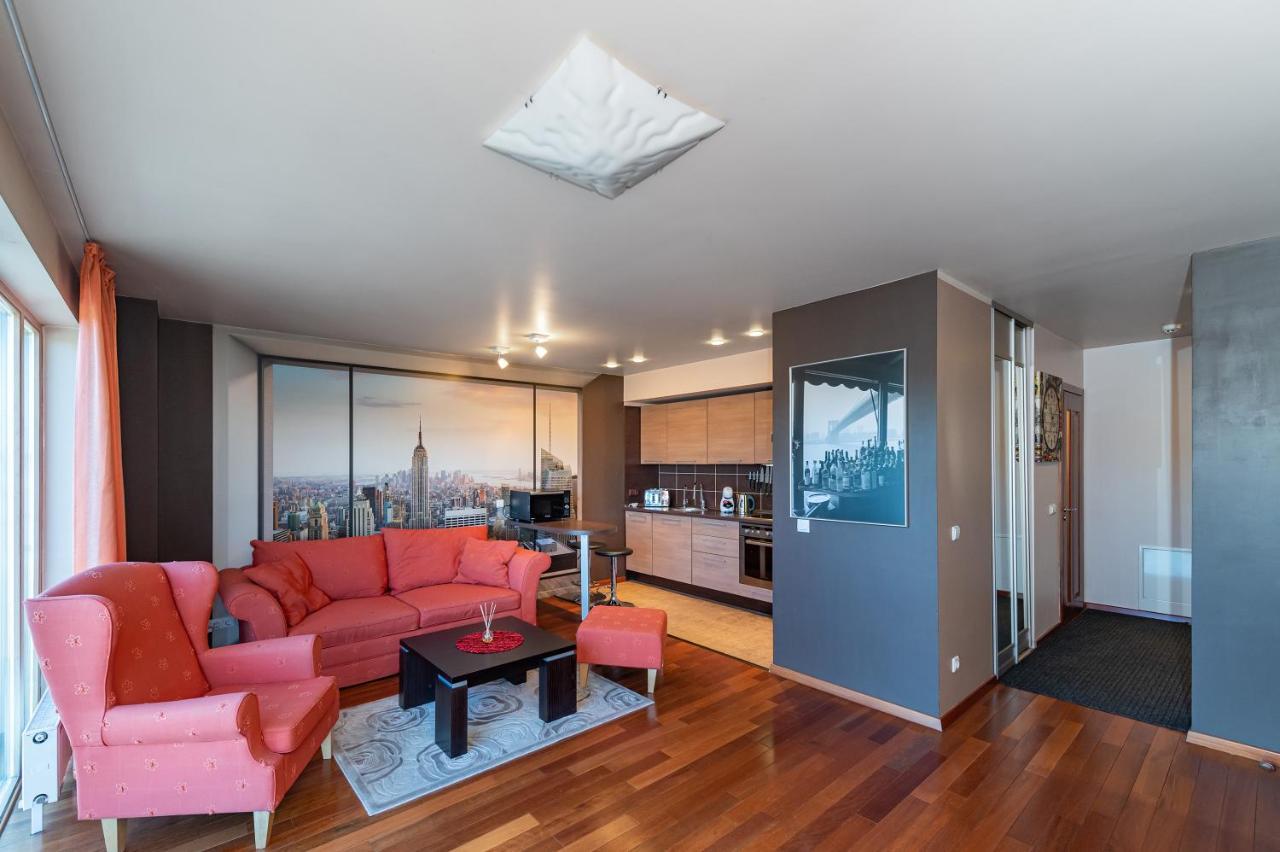 Panoramic City Centre Apartment By Polo Apartments 카우나스 외부 사진
